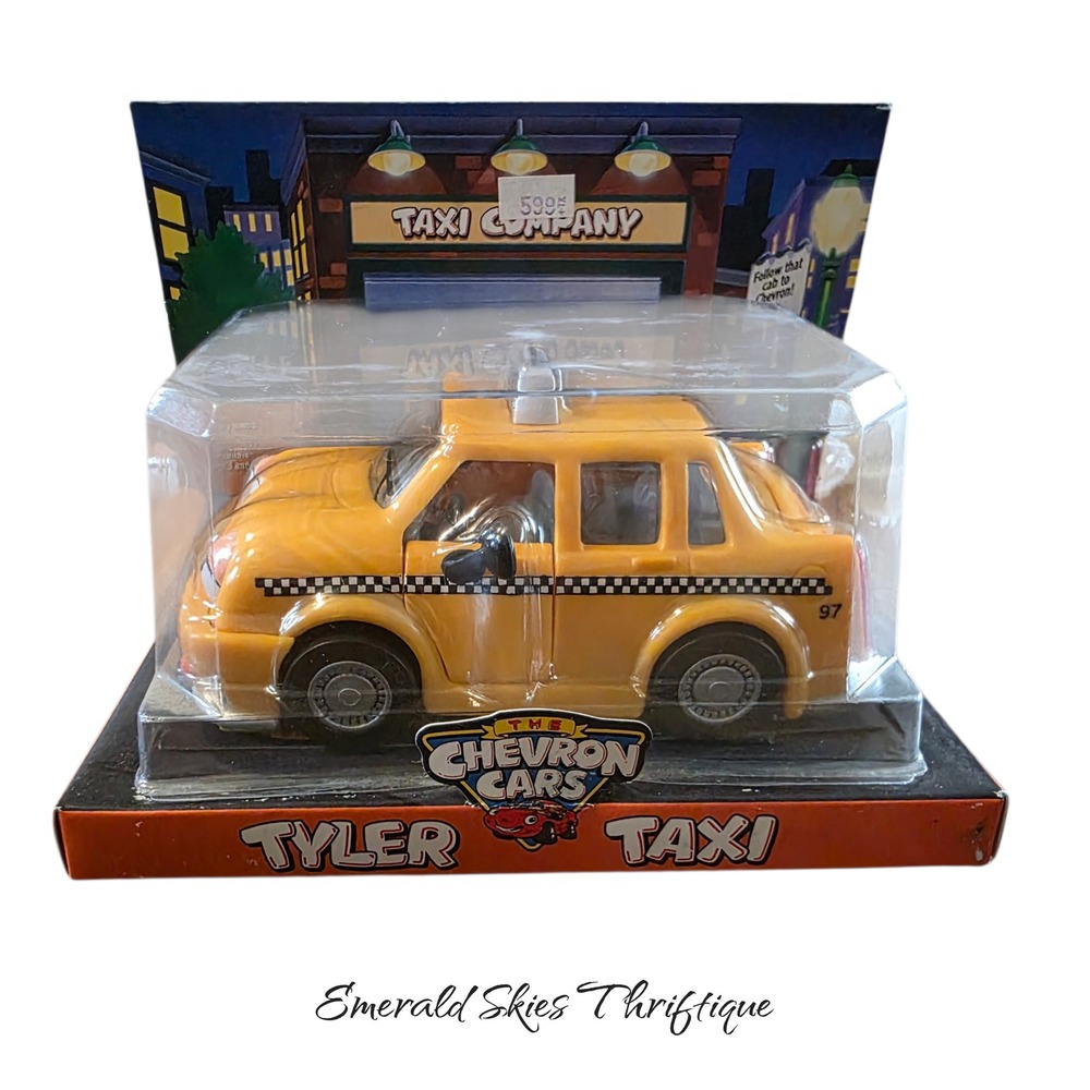 The Chevron Cars Tyler Taxi New In Pkg. Vtg 1997 free shipping